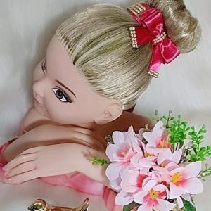 Porta Coque Belli Pink Laço Strass