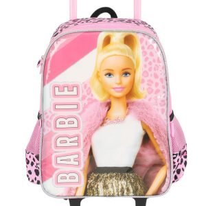 Kit Mochila Rodinhas + Lancheira Barbie Boneca